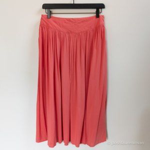 Monsoon A-Line Pleated Skirt – Pink – US 6